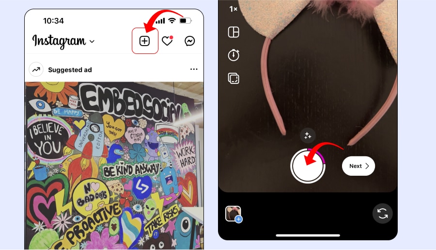 criar carretel do Instagram