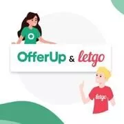 오퍼업 구매. 팔다. 렛고.