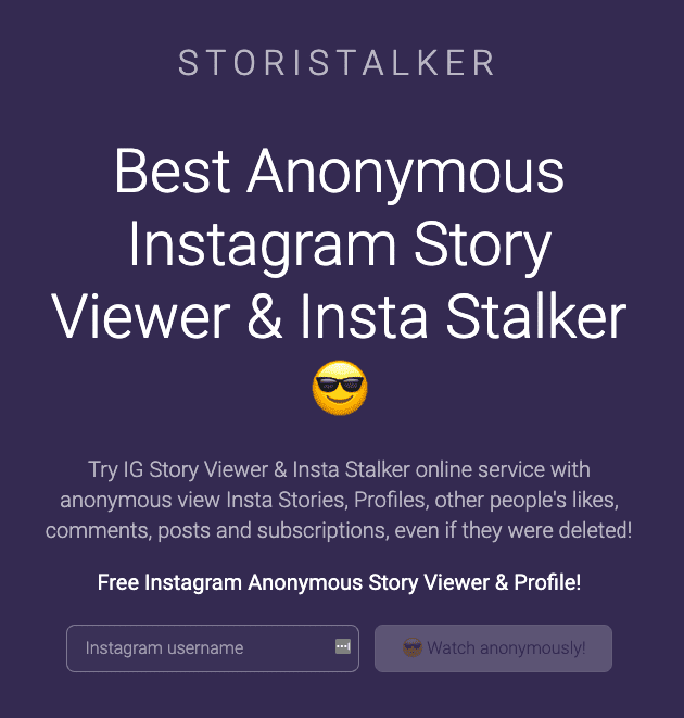 Previzualizare Stories Stalker
