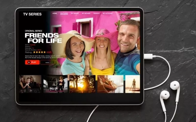 Plattformen für Online-Streaming