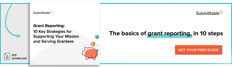 赠款报告：支持您的使命和服务受赠者的 10 项关键策略。获取免费指南。