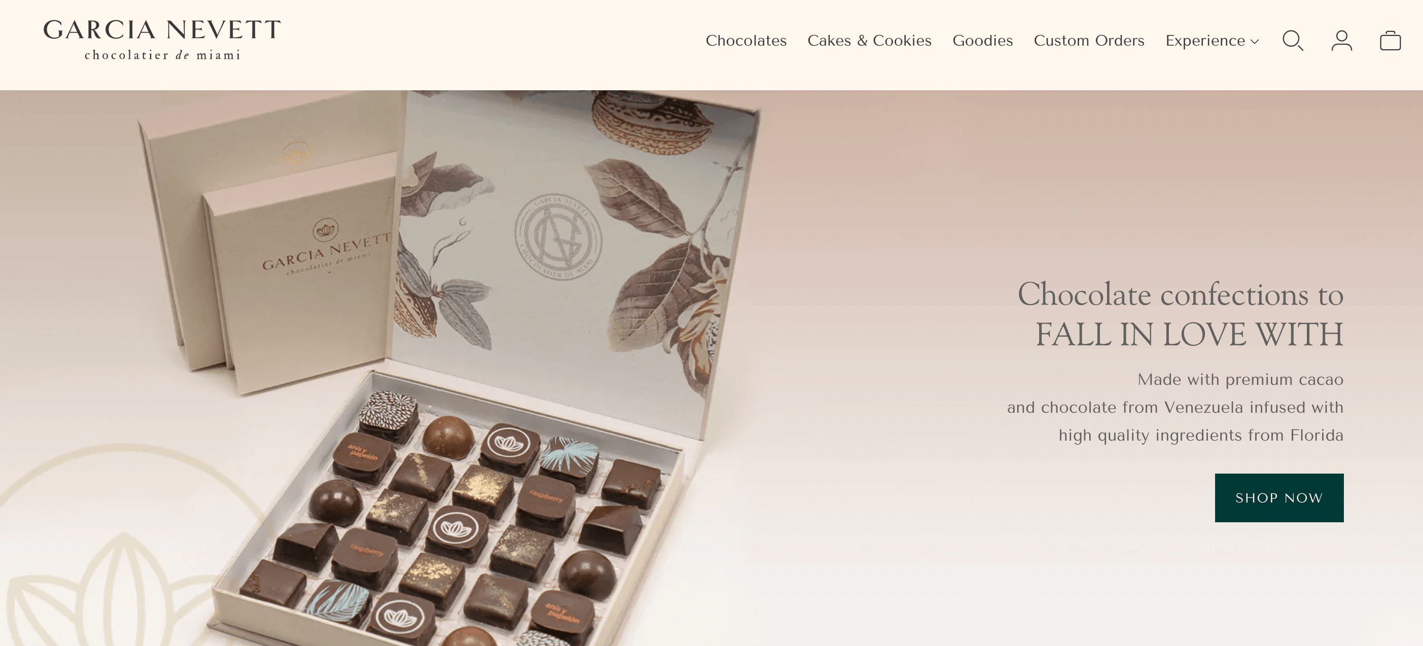 在西班牙裔遗产月期间支持 15 家拉丁裔和拉丁裔拥有的企业 garcia nevett 主页截图