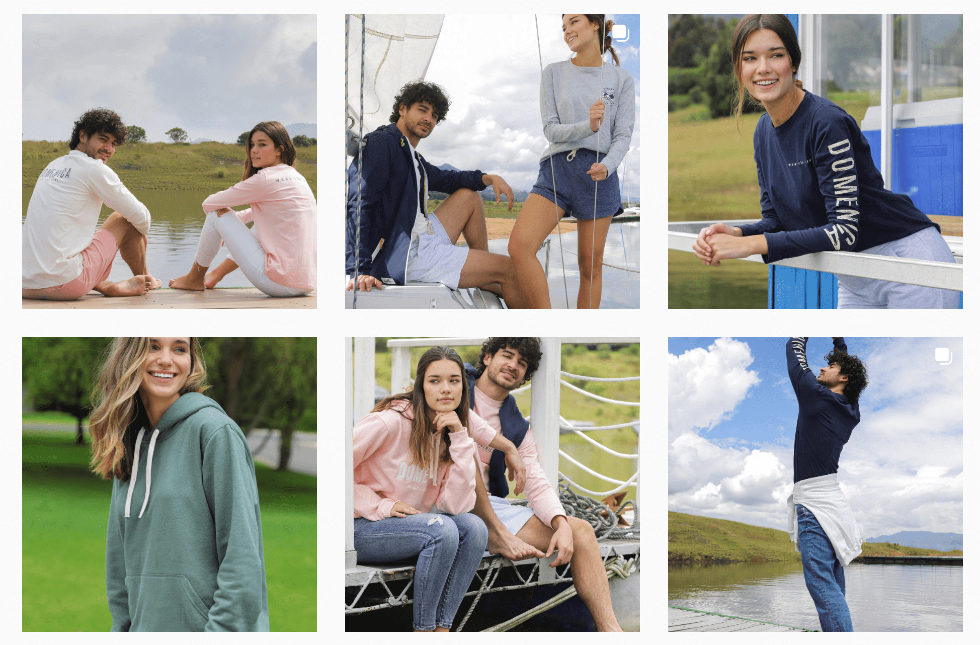 在西班牙裔遗产月期间支持 15 家拉丁裔和拉丁裔拥有的企业 domenica instagram 页面截图