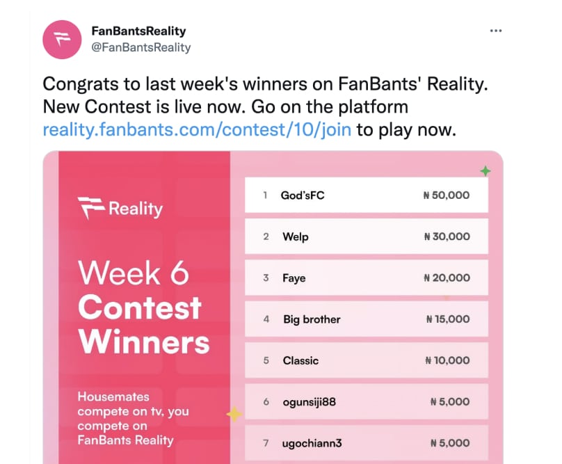 dopo il tweet del concorso