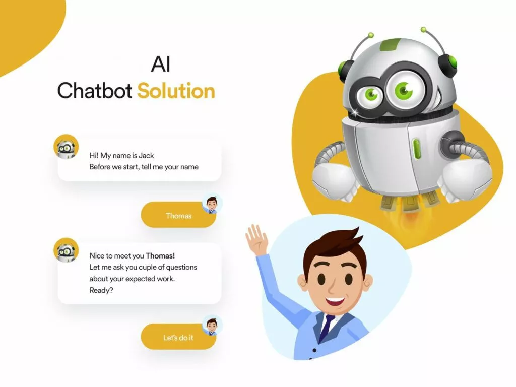 Chatbots de IA em aplicativos móveis