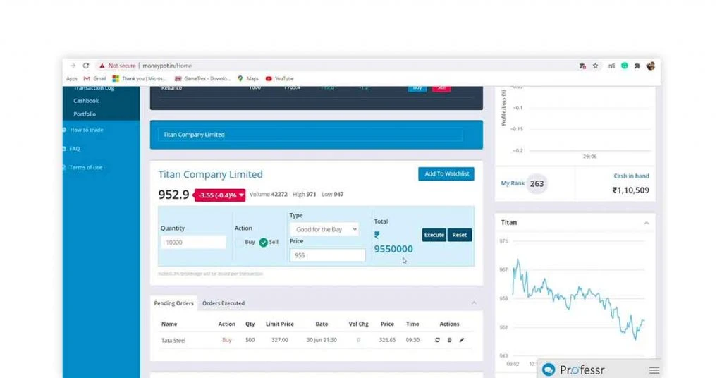 주식 시장 시뮬레이터