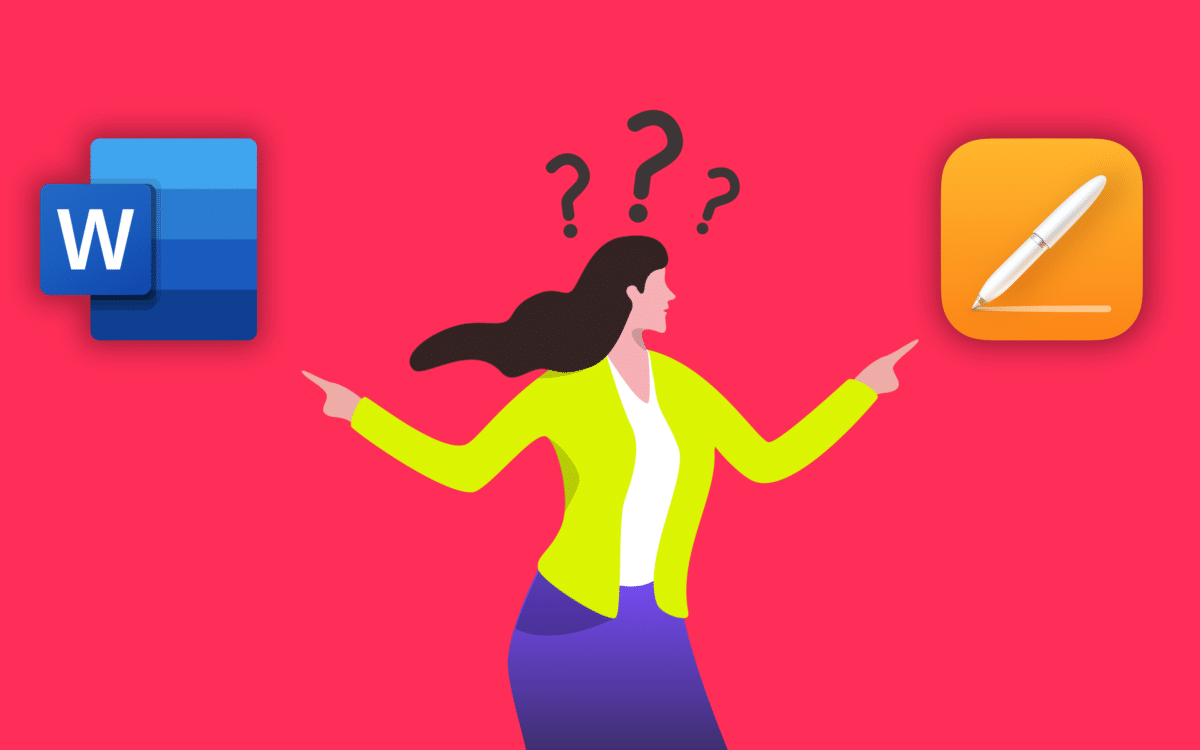 MicrosoftWordとApplePages