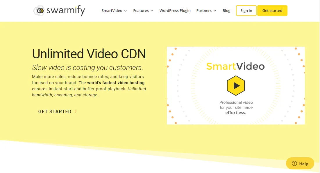 smartvideo video cdn ve hızlandırma swarmify