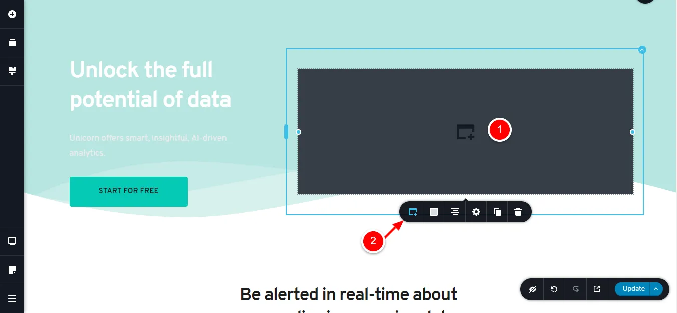 Masukkan tag SmartVideo ke dalam elemen sematan