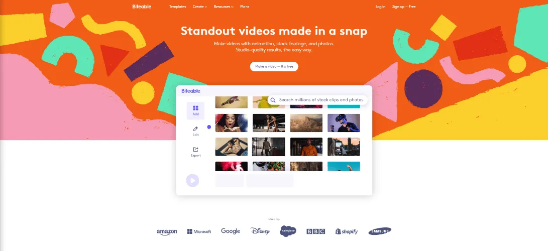Video stok premium yang bisa digigit