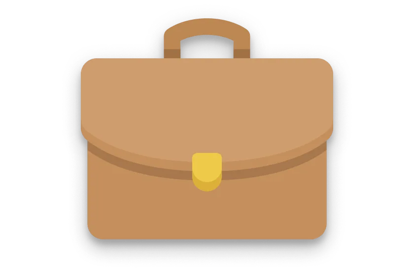 Portfólio representado por uma pasta