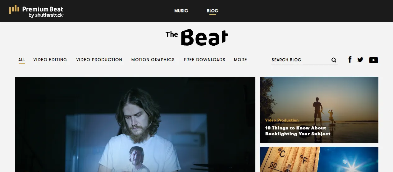 視頻製作博客的節拍