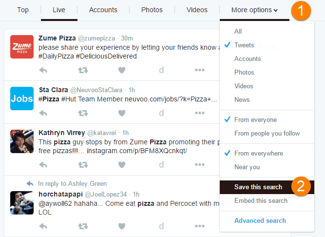 Căutare Twitter: Cum să salvați o interogare de căutare avansată Twitter