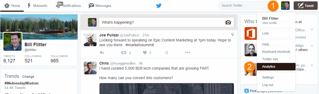 Как получить доступ к аналитике Twitter