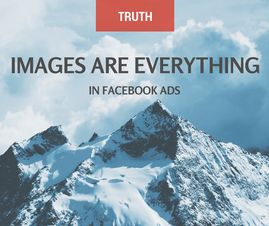 Изображения — это все в рекламе на Facebook
