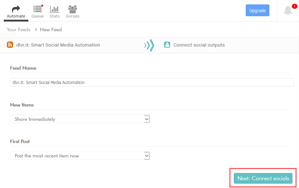 ทวีตอัตโนมัติบล็อกไปที่ Twitter