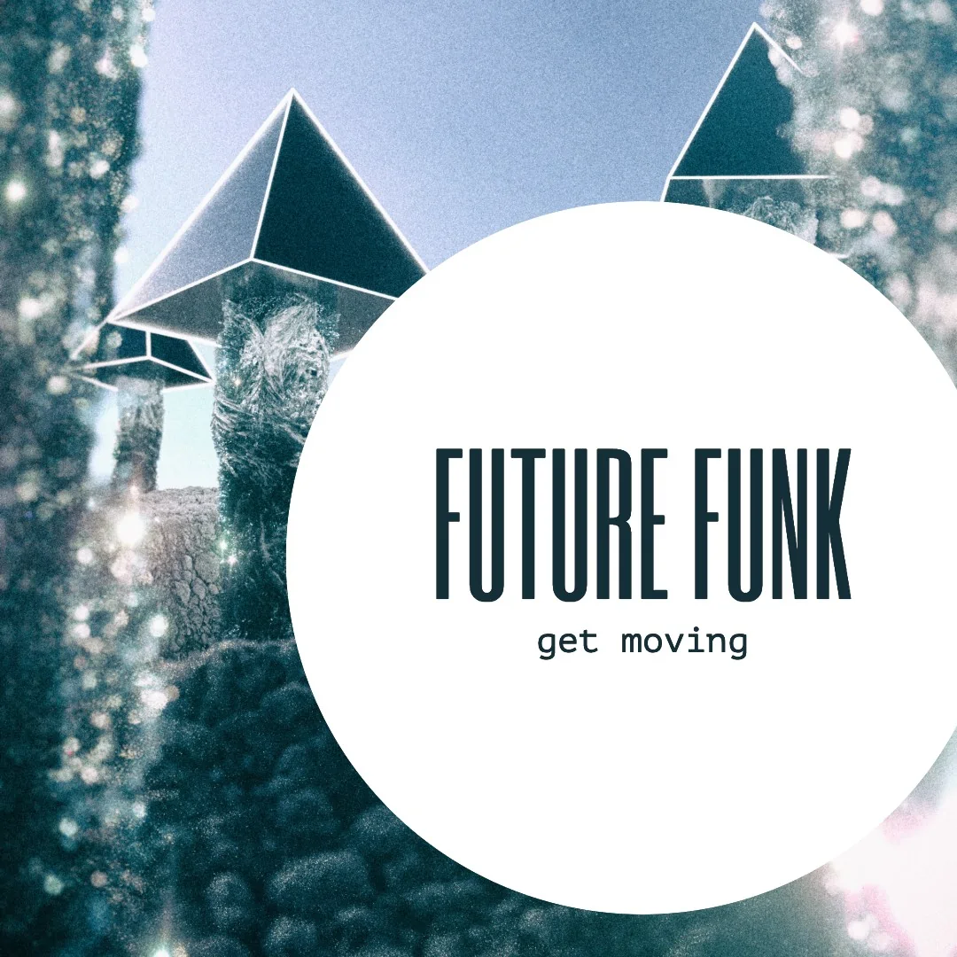 ejemplo de portada de lista de reproducción de spotify futuro funk