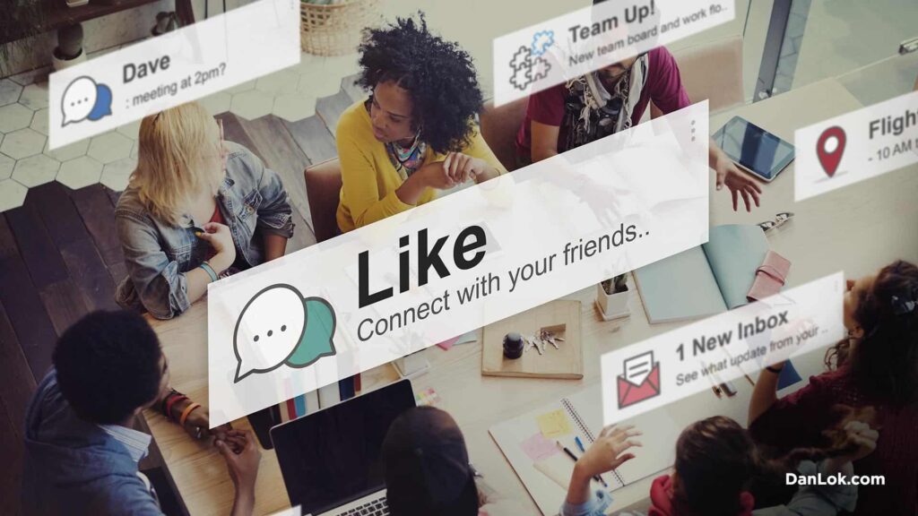 Amis sur les réseaux sociaux