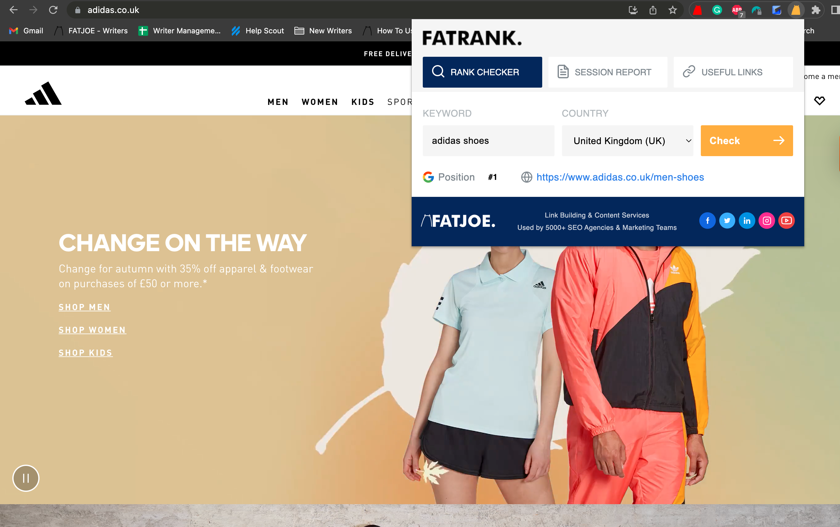 Captura de pantalla de FATRANK