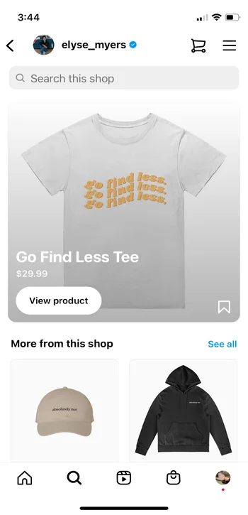 タグ付け機能を使用した Elyse meyers の Instagram 投稿