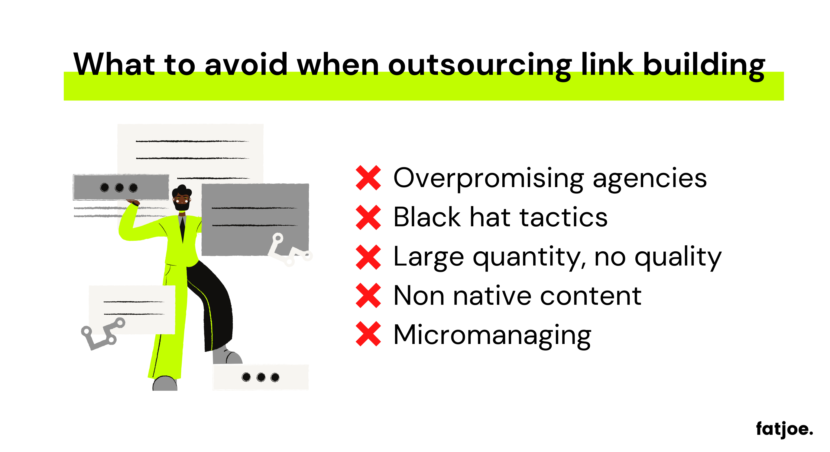 ce qu'il faut éviter lors de la création de liens