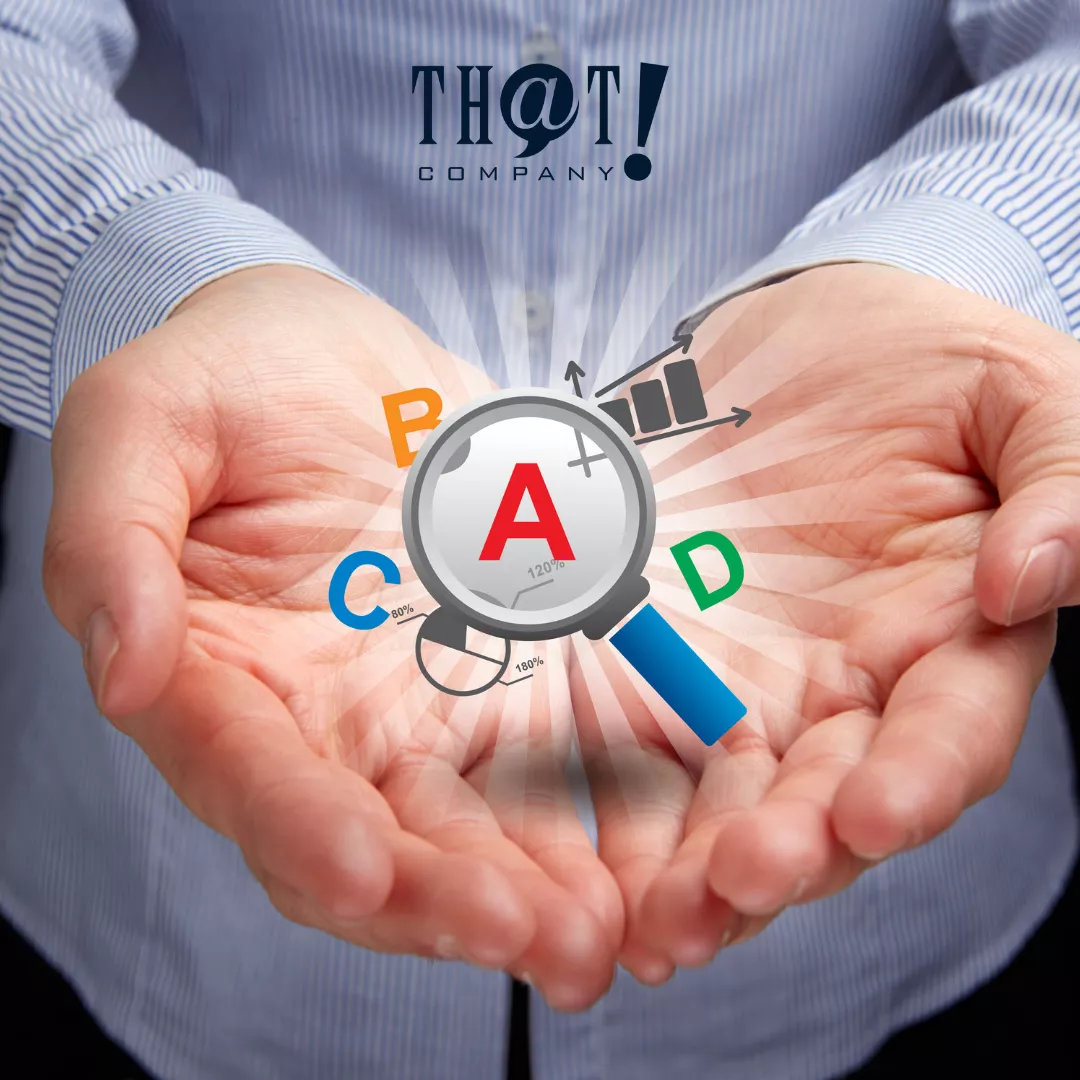 Keyword Research | A Man Showing Magnifying Glass And Letters Floating On His Hands