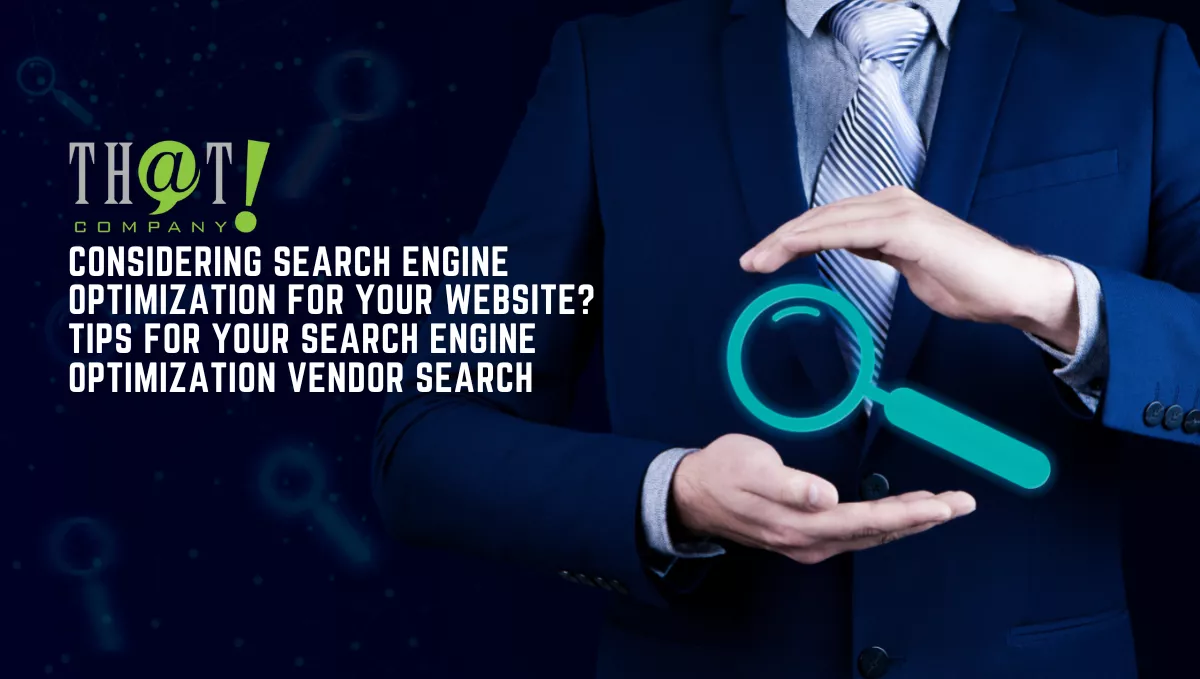Search Engine Optimization Vendor | A Man Showing A Magnifying Glass Floating In His Hands