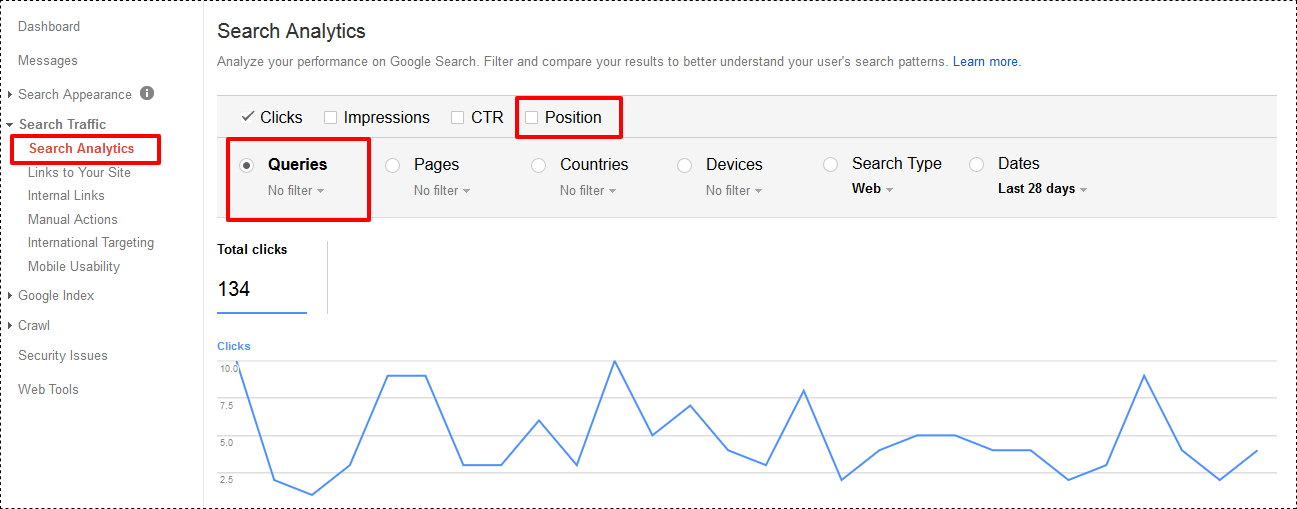analisis laporan seo