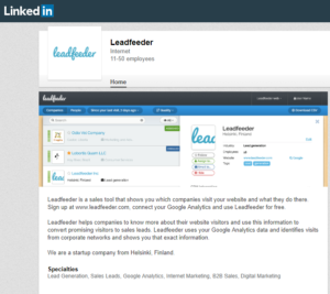 Strumenti di analisi di LinkedIn