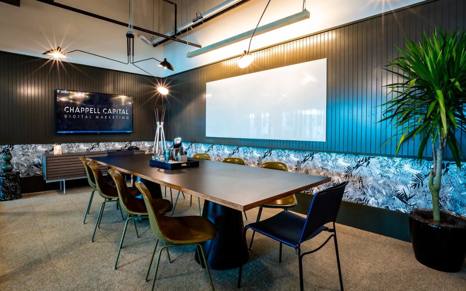 La sala de conferencias en Chappell Capital Digital Marketing
