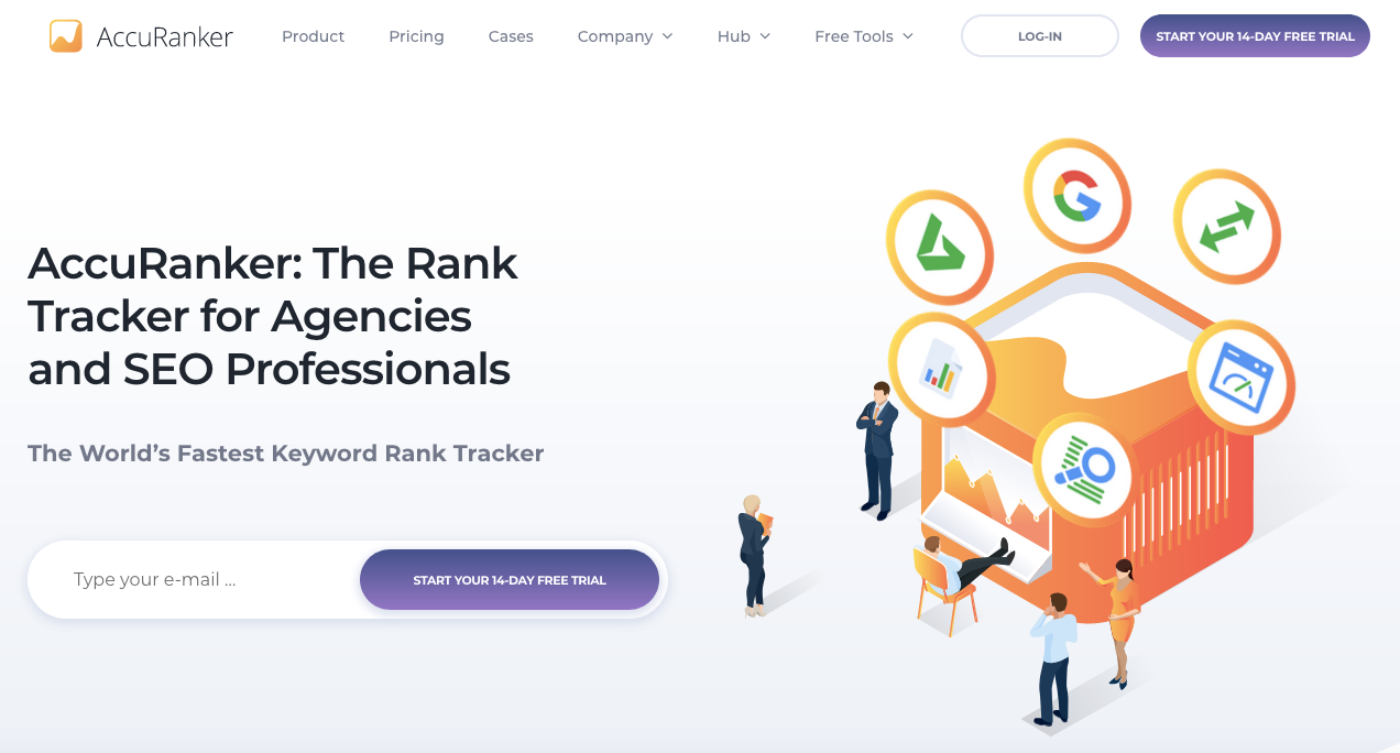 Outils d'audit SEO : AccuRanker