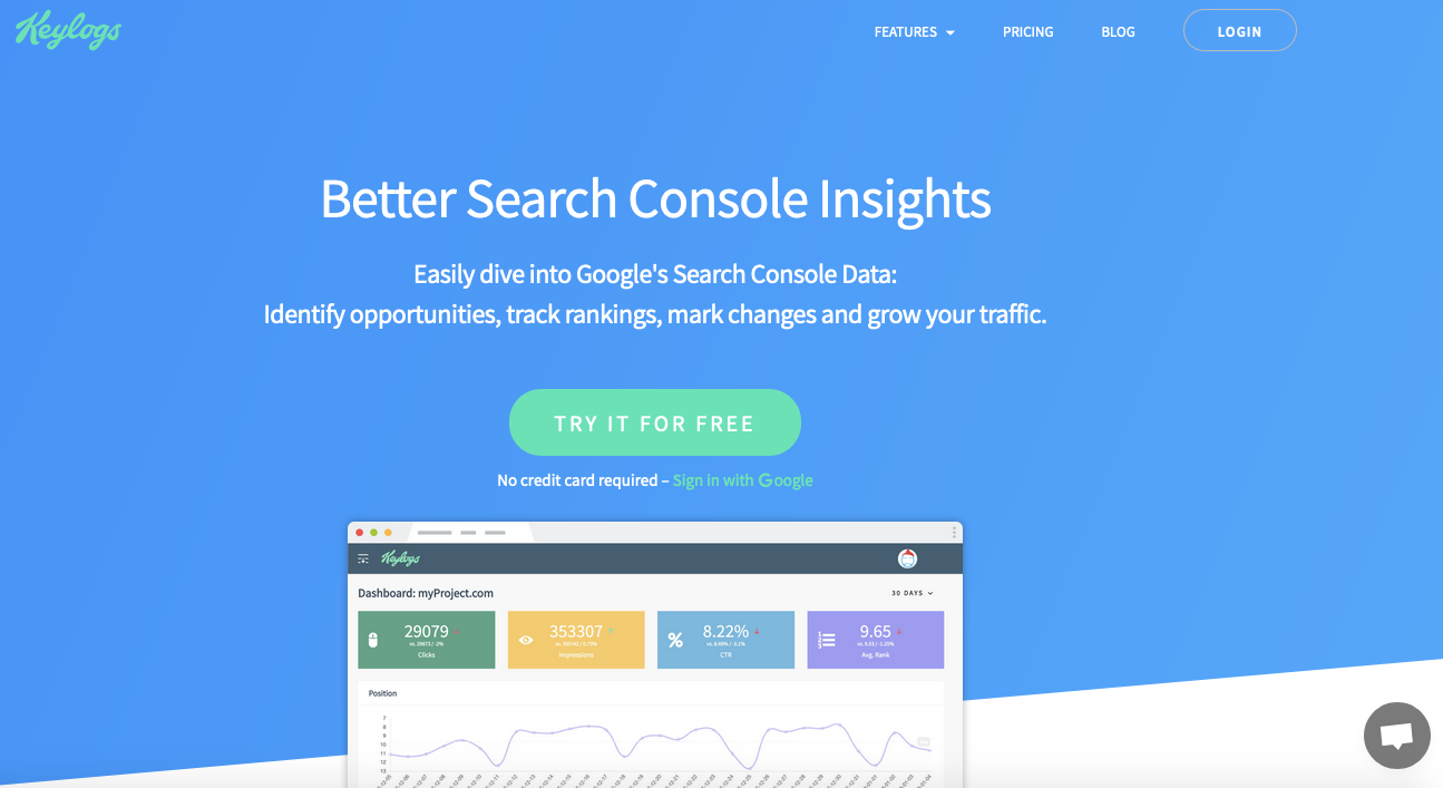 Outils d'audit SEO : Keylogs