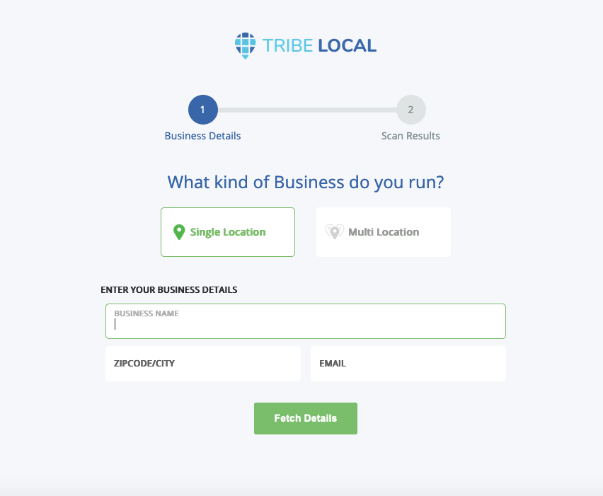 Outils d'audit SEO : TribeLocal