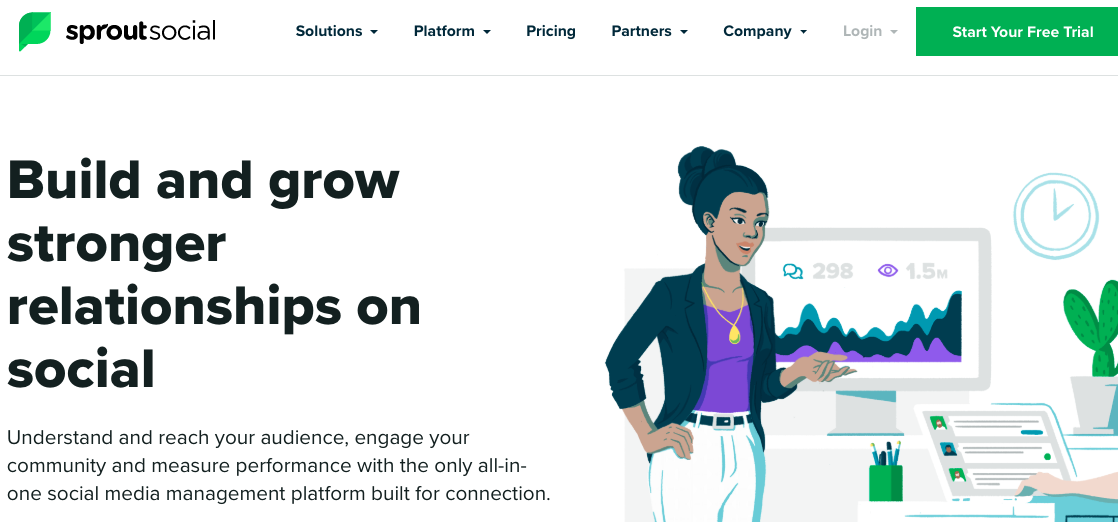 Tools zur Berichtsautomatisierung: Sprout Social