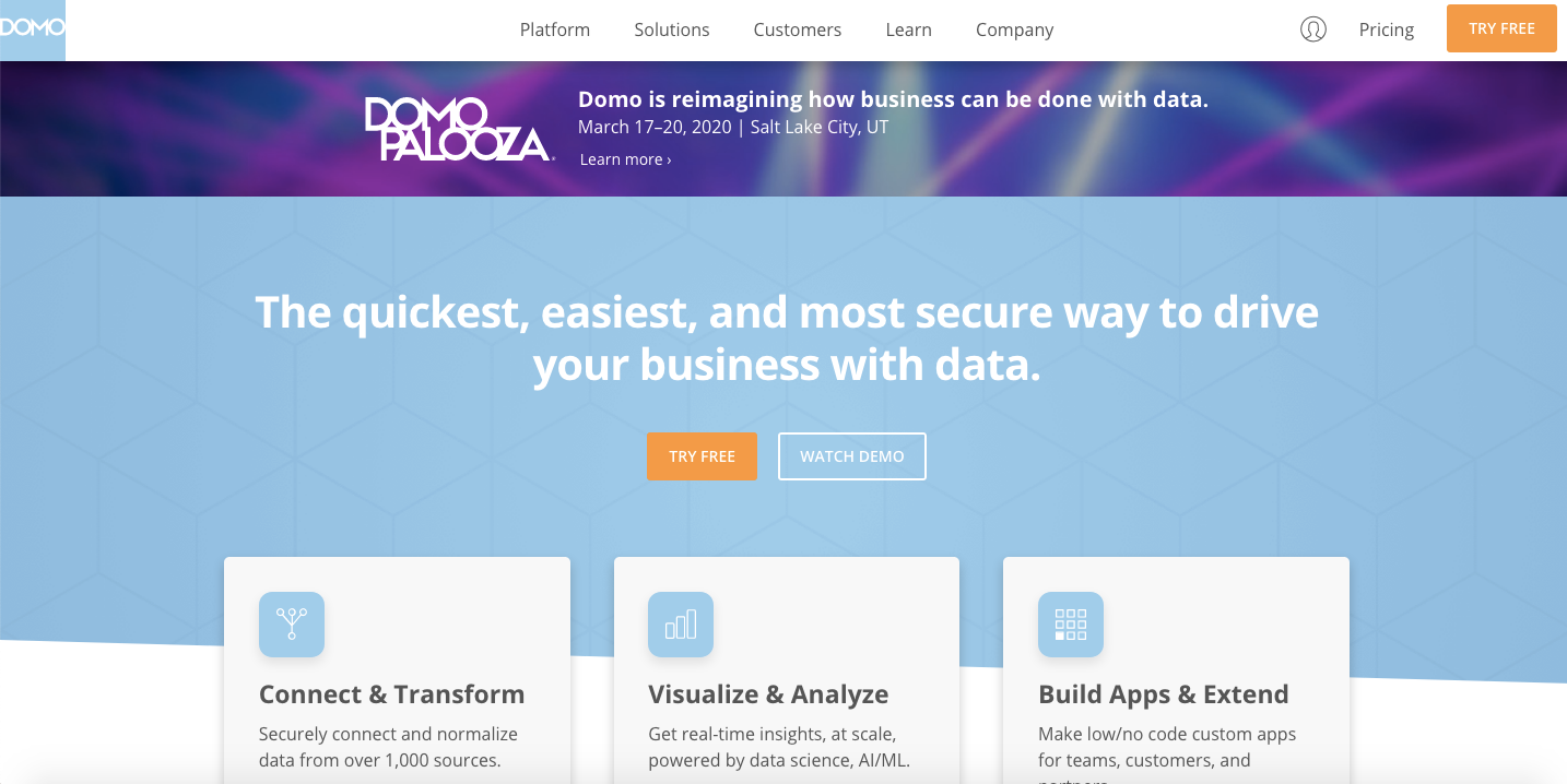 Alternativas ao Klipfolio: Domo
