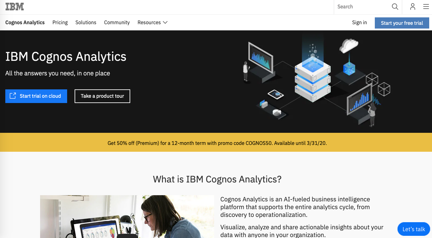 Client-Dashboard-Tools: IBM Cognos Analytics