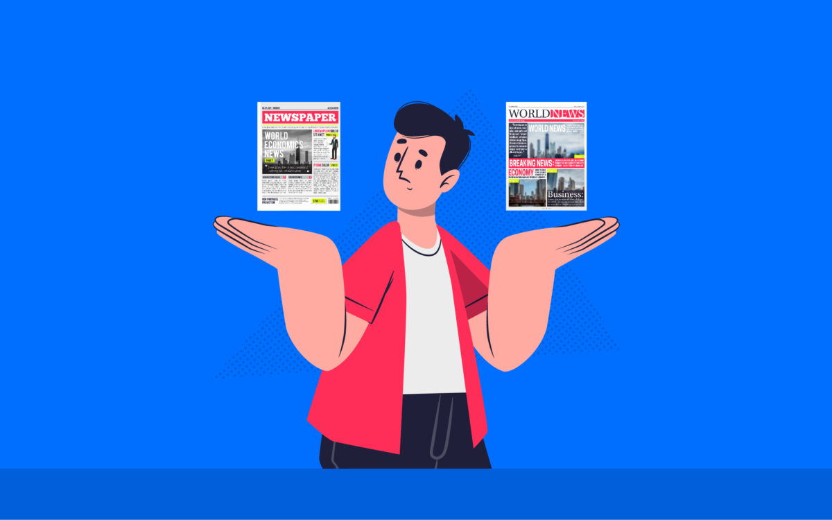 ブロードシート vs タブロイド