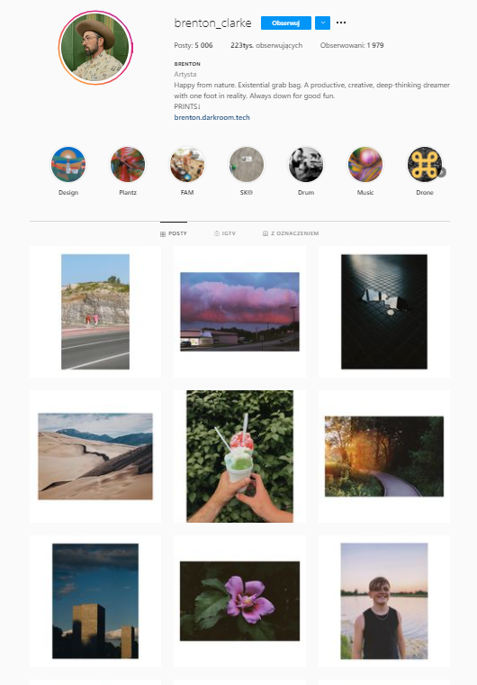 Top tips on boosting freelancer’s portfolio brenton clarke instagram