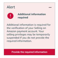 Amazonセラーアカウント - アカウント設定の登録と構成 11 amazon_seller_account_alert