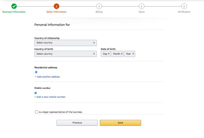 Amazonセラーアカウント - アカウント設定の登録と構成 7 amazon_seller_account_steps