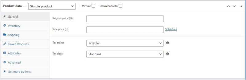 จะสร้างร้านค้า WooCommerce ได้อย่างไร? 6 WooCommerce_Store_product_data