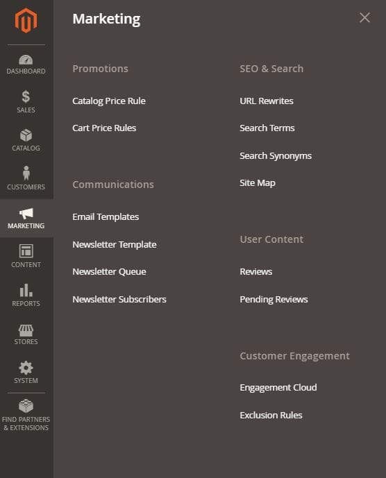 Wie richte ich einen Magento-Shop ein? fünfzehn Magento_store_marketing