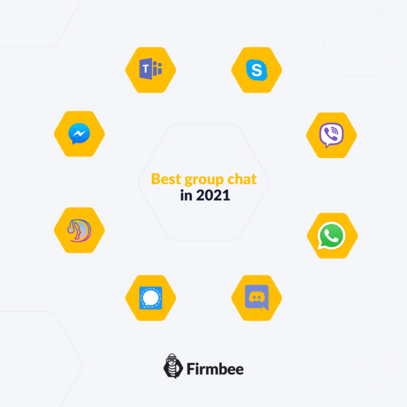 Las 8 mejores herramientas de chat grupal en 2021/2022 2 Group Chat Tools infographic