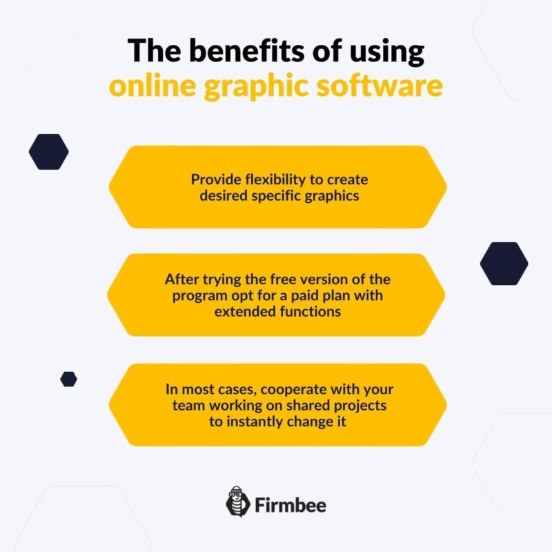 I 5 migliori software gratuiti per la progettazione grafica 2 Graphic design software infographic