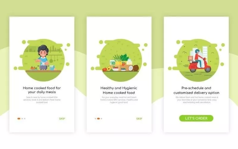 家庭料理配達アプリ