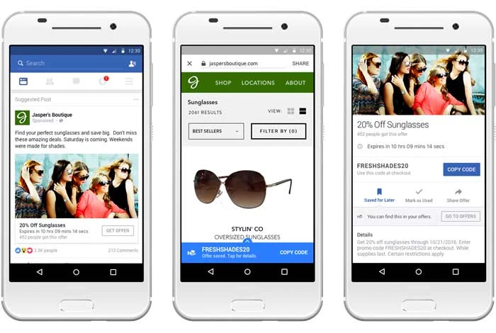 Tipos de anúncios do Facebook