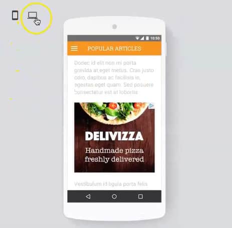 ディスプレイ広告の例