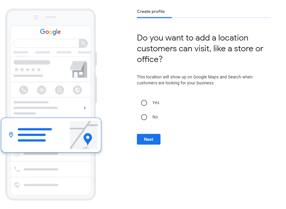 Google benim işletmem - İşletme ekleme 3. adım