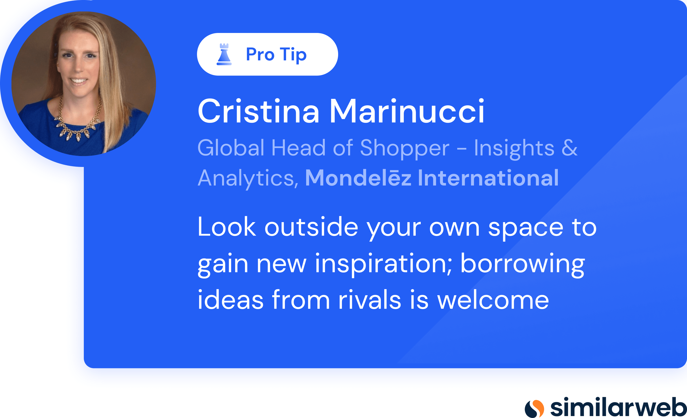 Sfat profesionist de la Cristina Marinucci, Global Head Of Shopper - Insights & Analytics, Mondelez International