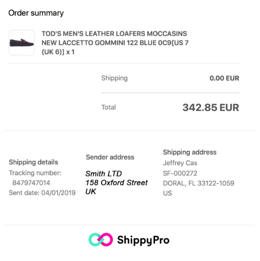 Tranquilice al cliente con un Resumen de pedido